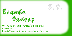 bianka vadasz business card